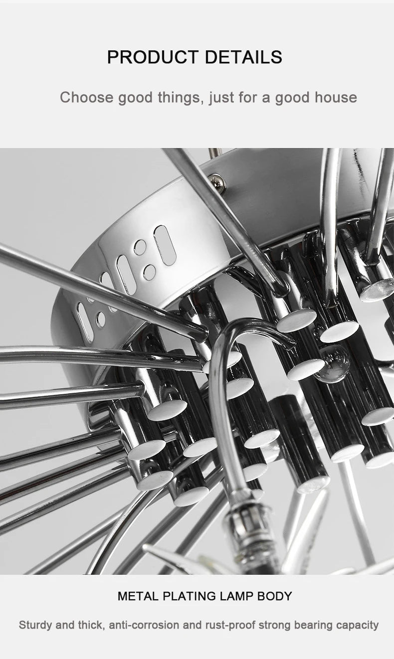 Modern Chandeliers For Living Room Led Lamp Nordic Design Ceiling Light Bedroom Kitchen Foyer Decor Home Lighting Lustre Fixture