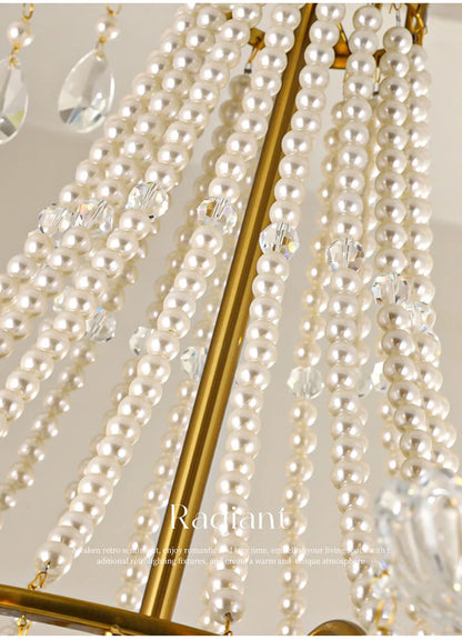 French Luxury Crystal Pendant Lights Ceiling Pendant Lamp Suspension Chandelier for Living Room Chandeliers Ceiling Light Lustre