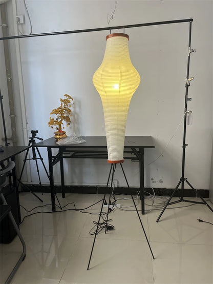 Noguchi Akari Rice Paper Floor Light Japanese Table Desk Lamp with E27 Bulb