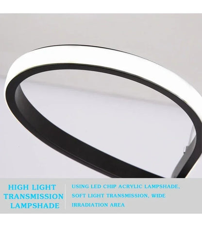 Modern Restaurant Line Pendant Light Bar Dining Table Restaurant Decoration Remote Dimming Kitchen LED Line Pendant Light