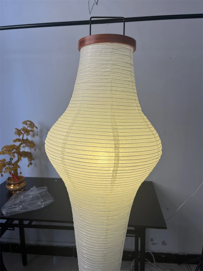 Noguchi Akari Rice Paper Floor Light Japanese Table Desk Lamp with E27 Bulb