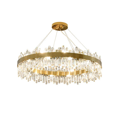 Elevate Your Living Room With Our Luxury Natural Stone LED Chandelier High-end Pendant Light 40cm 50cm 60cm Dimming Function