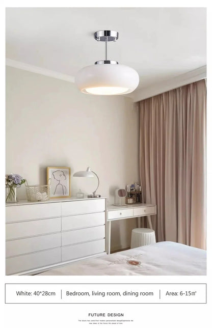 Orange Glass Ceiling Chandelier Vintage Living Room Bauhaus Chandelier For Bedroom Restaurant Decor French Dining Hanging Lamp