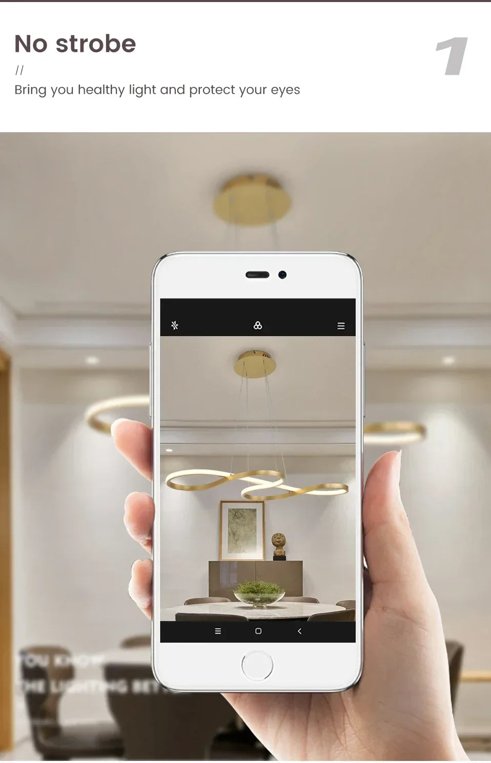 Modern Restaurant Line Pendant Light Bar Dining Table Restaurant Decoration Remote Dimming Kitchen LED Line Pendant Light