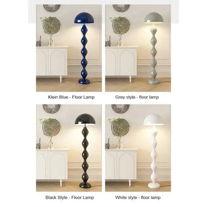 Macaron Creative Mushroom Lamp Living Room Sofa Side Led Floor Lamps Bedroom Bedside Light Senior Sense Of Vertical Lights