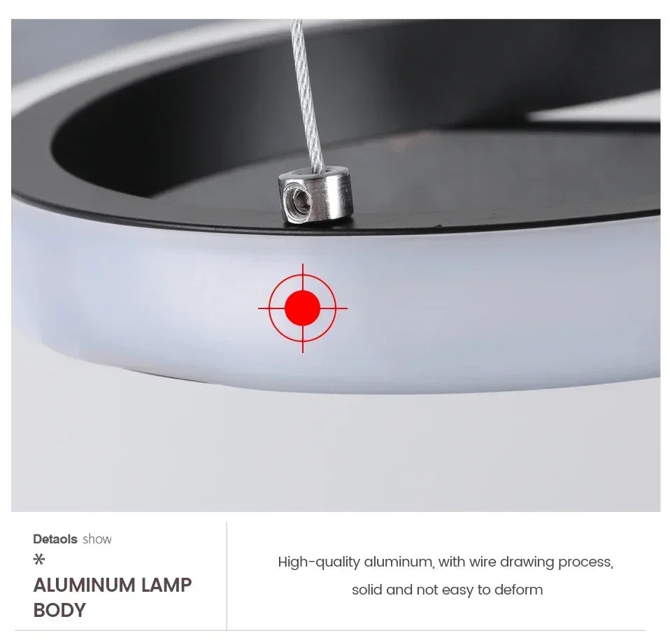 Modern Restaurant Line Pendant Light Bar Dining Table Restaurant Decoration Remote Dimming Kitchen LED Line Pendant Light