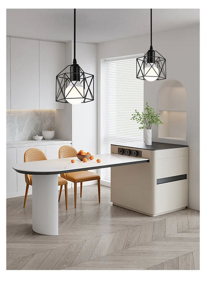 Industrial LED Pendant Lamps E27 Base Metal Hanging Lamps Chandelier Lights for Kitchen Island Cafe Stairway Hallway AC85-265V