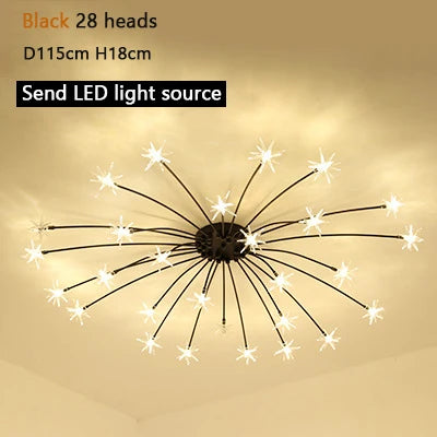 Modern Chandeliers For Living Room Led Lamp Nordic Design Ceiling Light Bedroom Kitchen Foyer Decor Home Lighting Lustre Fixture