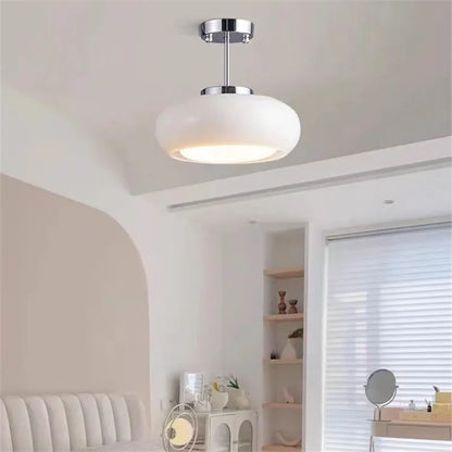 Orange Glass Ceiling Chandelier Vintage Living Room Bauhaus Chandelier For Bedroom Restaurant Decor French Dining Hanging Lamp