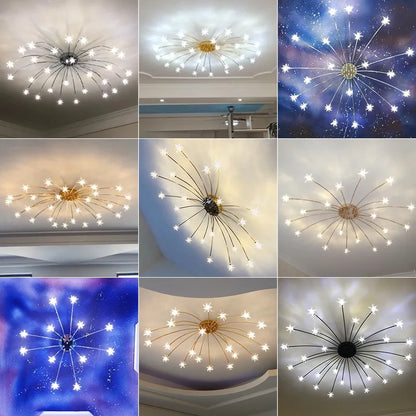 Modern Chandeliers For Living Room Led Lamp Nordic Design Ceiling Light Bedroom Kitchen Foyer Decor Home Lighting Lustre Fixture