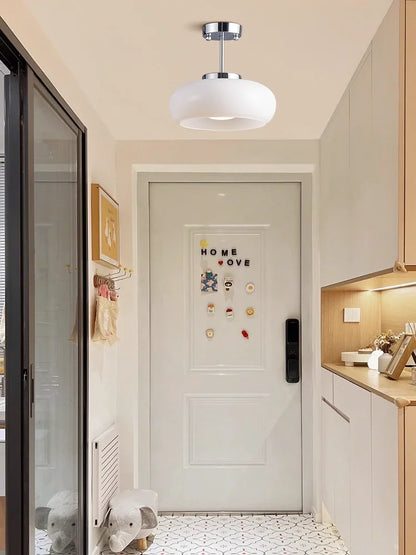 Orange Glass Ceiling Chandelier Vintage Living Room Bauhaus Chandelier For Bedroom Restaurant Decor French Dining Hanging Lamp