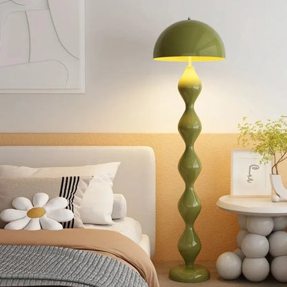 Macaron Creative Mushroom Lamp Living Room Sofa Side Led Floor Lamps Bedroom Bedside Light Senior Sense Of Vertical Lights