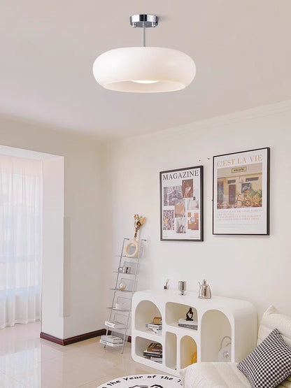 Orange Glass Ceiling Chandelier Vintage Living Room Bauhaus Chandelier For Bedroom Restaurant Decor French Dining Hanging Lamp