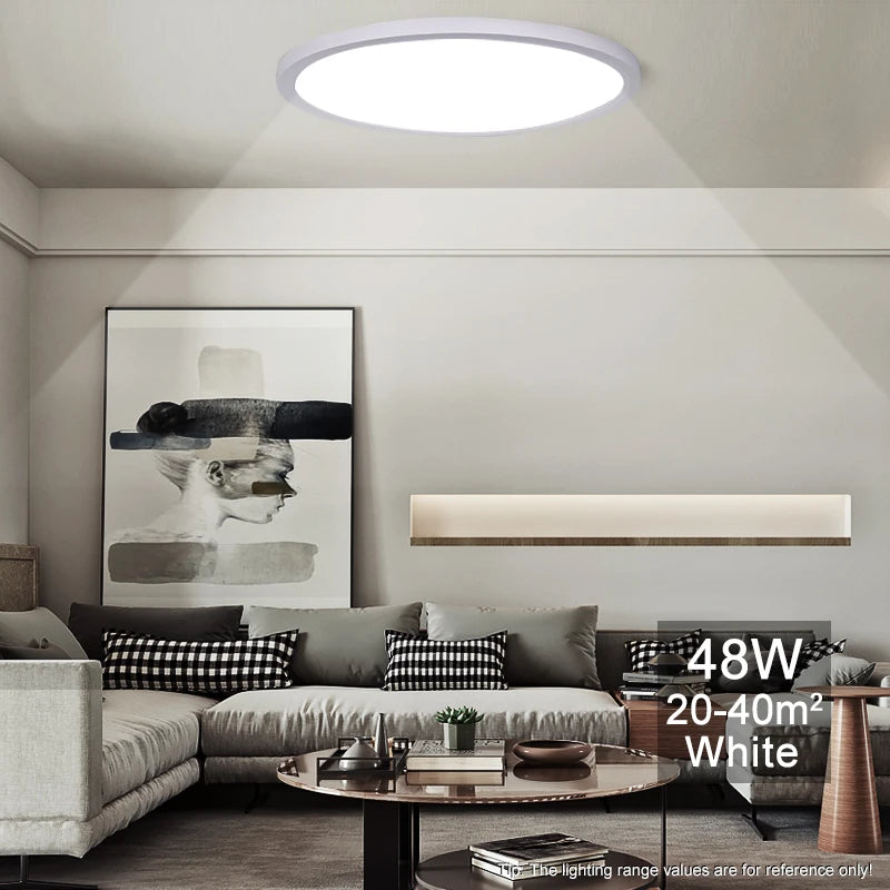 MARPOU 2cm Ultra-thin LED ceiling light 24W 28W 38W 48W warm white cold white neutral white indoor modern lighting Decoration