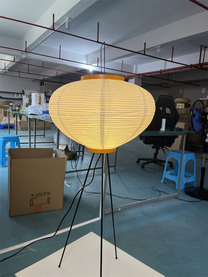 Noguchi Akari Rice Paper Floor Light Japanese Table Desk Lamp with E27 Bulb