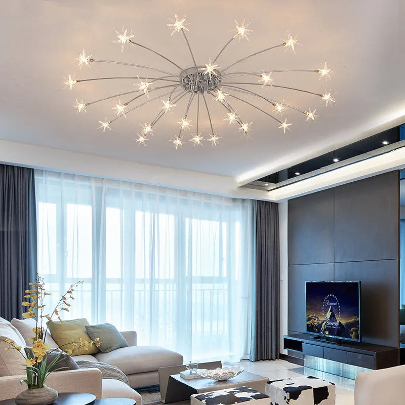 Modern Chandeliers For Living Room Led Lamp Nordic Design Ceiling Light Bedroom Kitchen Foyer Decor Home Lighting Lustre Fixture