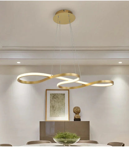 Modern Restaurant Line Pendant Light Bar Dining Table Restaurant Decoration Remote Dimming Kitchen LED Line Pendant Light